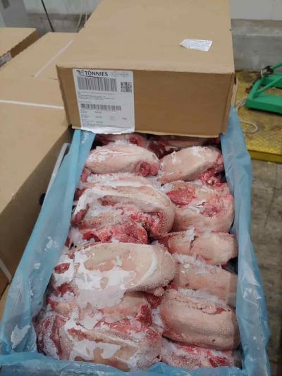 Lưỡi heo không cuống Tonnies đông lạnh, NK Đức, Thùng 10kg