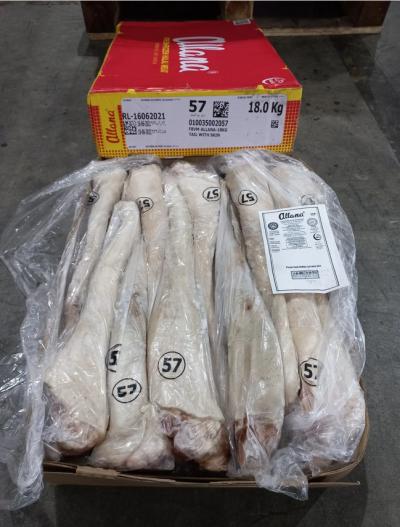 Thịt trâu đông lạnh nhập khẩu – Đuôi trâu Allana (Mã 57)