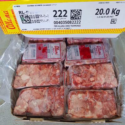 Thịt vụn trâu đông lạnh nhập khẩu Allana (Mã 222)